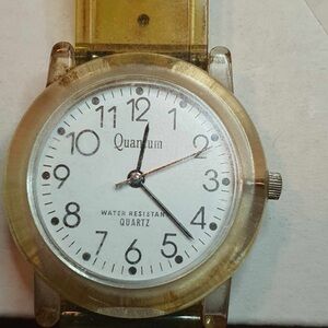 🦋10/$20🦋 Quantum Transparent White Plastic Women's Watch